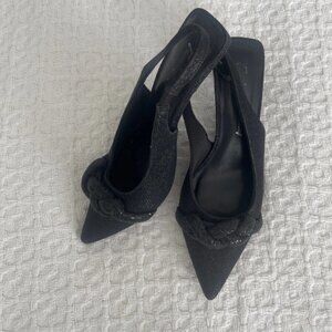 Black high heels